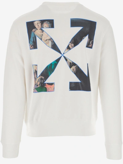 Shop Off-white Off White Sweaters In Bianco