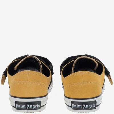 Shop Palm Angels Sneakers In Sand White