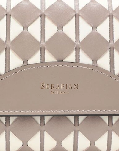Shop Serapian Wallets In Dove Grey