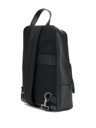 Shop Ferragamo Leather Backpack In Black