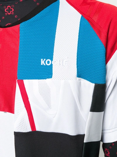 Koché Patchwork T-shirt In Multicolor