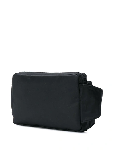 Shop Versace Logo Belt Bag In Black