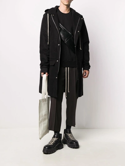 Shop Rick Owens Drkshdw Cotton Parka In Black