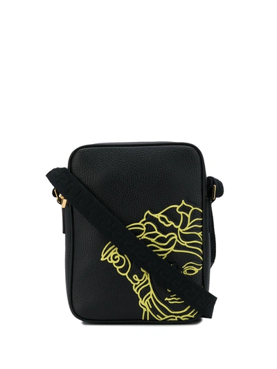 Shop Versace Logo Belt Bag In Black