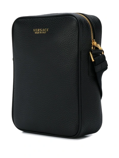 Shop Versace Logo Belt Bag In Black