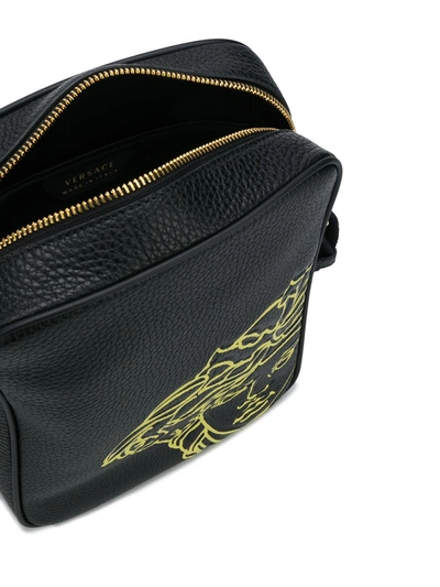 Shop Versace Logo Belt Bag In Black