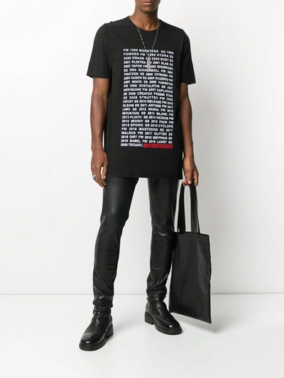 Shop Rick Owens Drkshdw Cotton T-shirt In Black