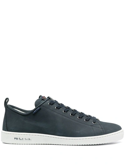 Shop Ps By Paul Smith Miyata Low-top Sneakers In Blue