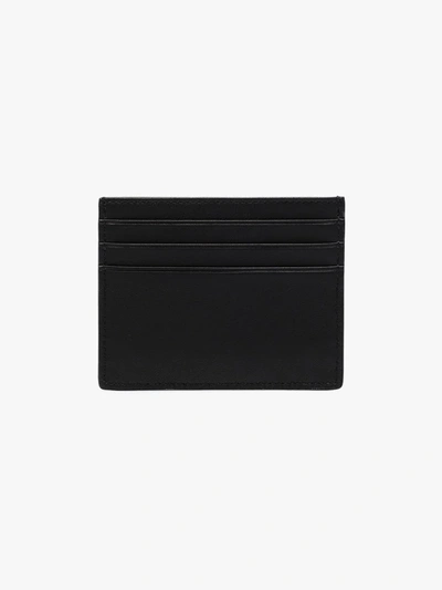 Shop Fendi Black Embossed Logo Leather Cardholder