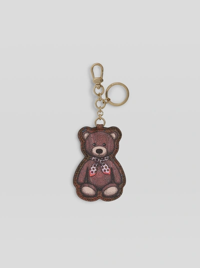 Shop Etro Toy Print Paisley Keyholder In Red