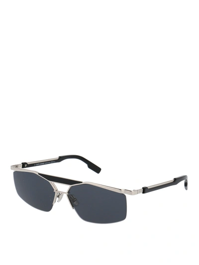Shop Dior Psychodelic Sunglasses In Silver