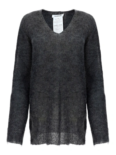 Shop P.a.r.o.s.h Mohair-blend Sweater In Dark Grey