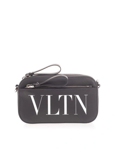 Shop Valentino Vltn Waist Bag In Black