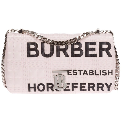 Shop Burberry Women's Shoulder Bag  Horseferry In Pink