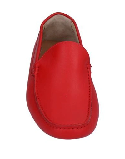 Shop A.testoni Loafers In Red