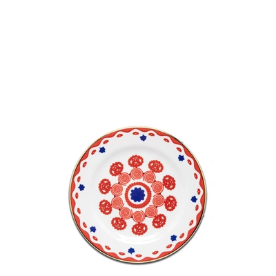 La Doublej X Von Bartha Miki Set Of Two Dessert Plates In Miki