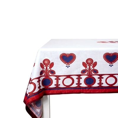 Shop La Doublej Medium Tablecloth (180x280) In Transylvania Mix