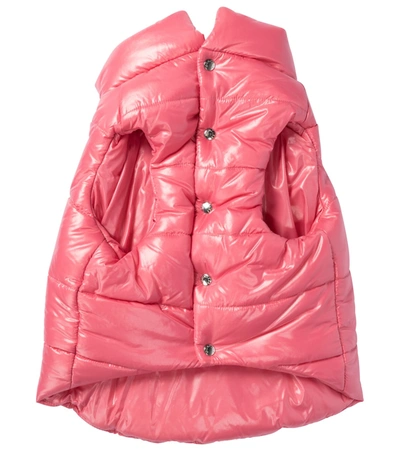 Shop Moncler Genius X Poldo Quilted Dog Gilet In Pink
