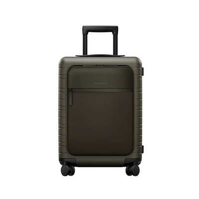 Shop Horizn Studios Hand Luggage Suitcase In Dark Olive