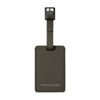 Shop Horizn Studios Luggage Tag Luggage Accessories In Dark Olive