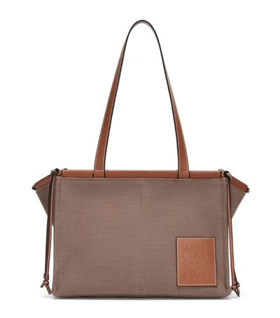 Shop Loewe Cotton Cushion Tote Bag