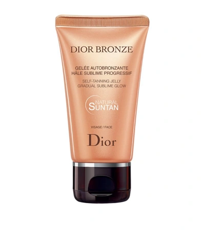 Shop Dior Bronze Self-tanning Jelly Gradual Glow-face (50ml)