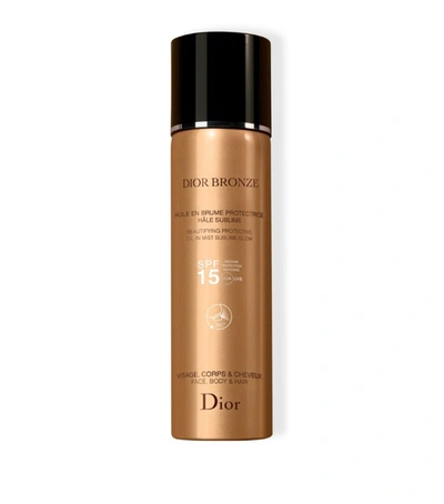 Shop Dior Beautifying Protective Oil In Mist Spf 15 (125ml) In White