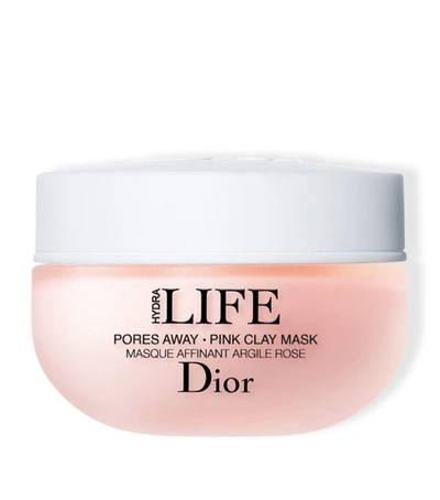 Shop Dior Hydra Lifes Pores Away Pink Clay Mask (50ml) In White