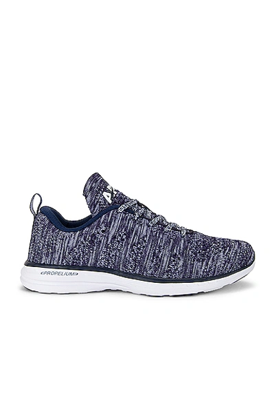 Shop Apl Athletic Propulsion Labs Techloom Pro Sneaker In Navy  White  & Melange