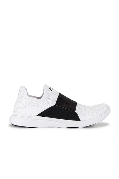 Shop Apl Athletic Propulsion Labs Techloom Bliss Sneaker In White & Black Strap