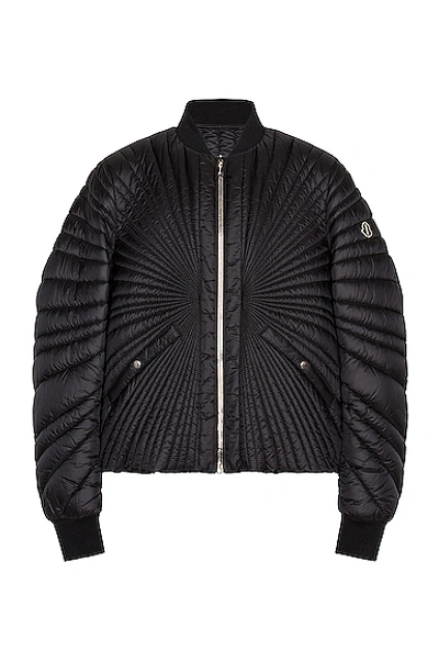 Shop Moncler Angle Jacket In Black