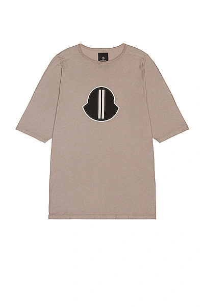 Shop Moncler Short Sleeve Graphic Tee In Dust