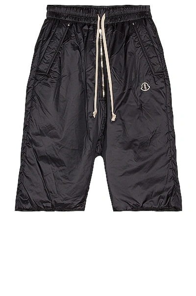 Shop Moncler Pod Length Belas Short In Black