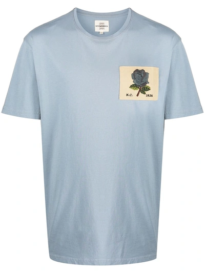 Shop Kent & Curwen 1926 Cotton T-shirt In Blue