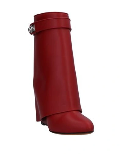 Shop Givenchy Ankle Boot In Brick Red