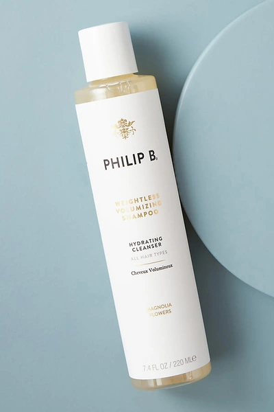 Shop Philip B Weightless Volumizing Shampoo In White
