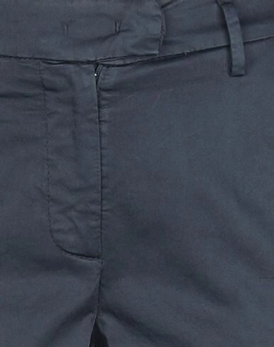 Shop Dondup Woman Pants Midnight Blue Size 31 Cotton, Elastane