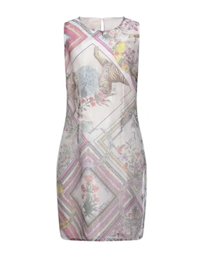 Shop Cavalli Class Woman Mini Dress Light Pink Size 8 Polyester