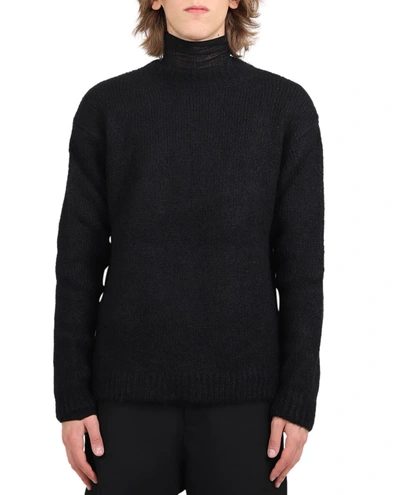 Shop Ann Demeulemeester Black Sweater