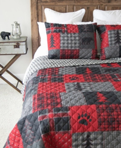 Shop American Heritage Textiles Red Forest Quilt Collection, Twin In Multi