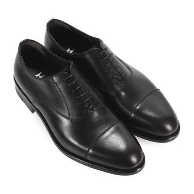 Shop Moreschi Business Shoes Oxford Newyork In Black