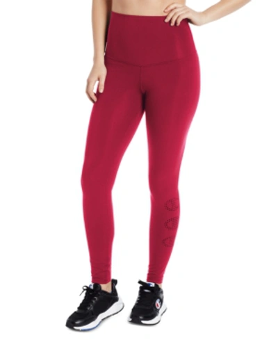 Shop Champion Women's Sport Ultra High-rise Full Length Leggings In Cranberry Scarlet