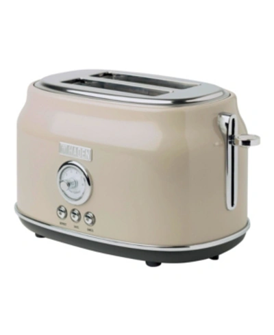 Shop Haden Dorset 2 Slice Stainless Steel Toaster In Taupe
