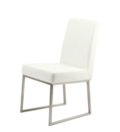 Shop Moe's Home Collection Tyson Dining Chair White-set Of Two