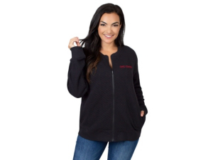 UG Apparel Womens Quilted Zip-up 