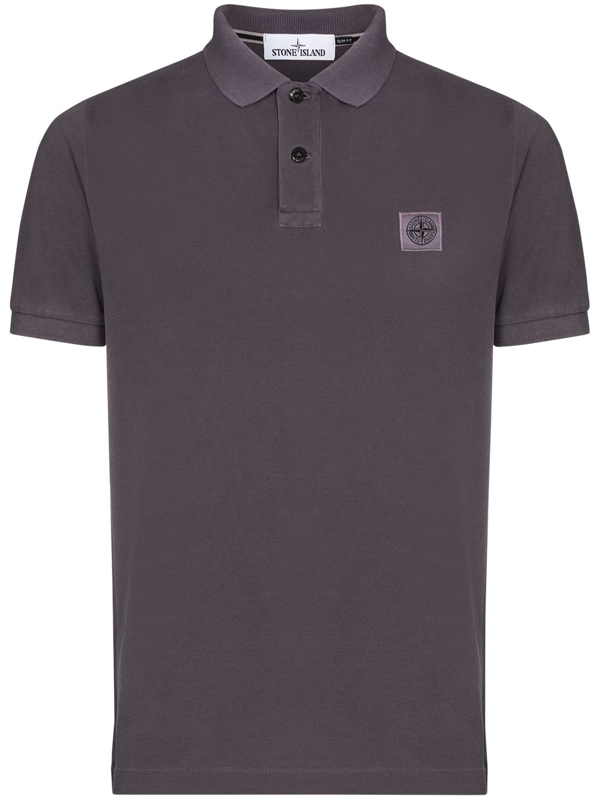 black stone island polo shirt