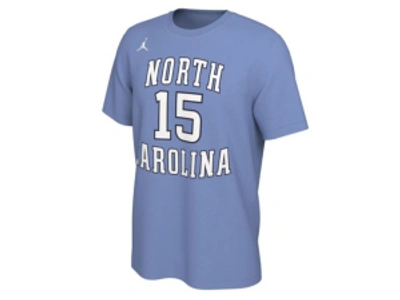 Shop Jordan Men's North Carolina Tar Heels Vince Carter Basketball Jersey T-shirt In Lightblue