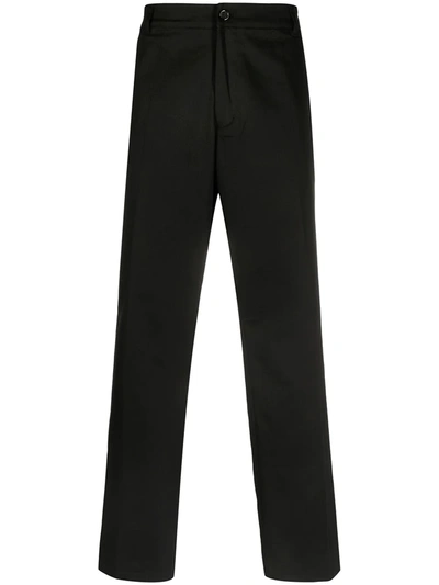 Shop Noon Goons Straight-leg Tailored Trousers In Black