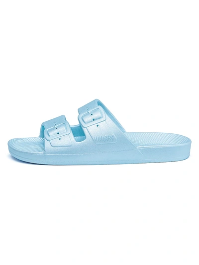 Shop Freedom Moses Astral Metallic Two-strap Slides