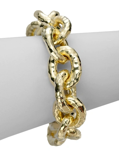 Shop Ippolita Women's 18k Gold Hammered Link Bracelet